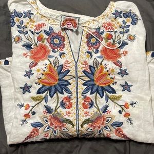 Johnny was embroidered tunic